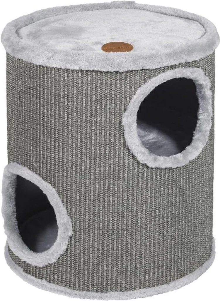 Anti-griffures : Tronc à griffer gris stable de 50 cm pour vos chats