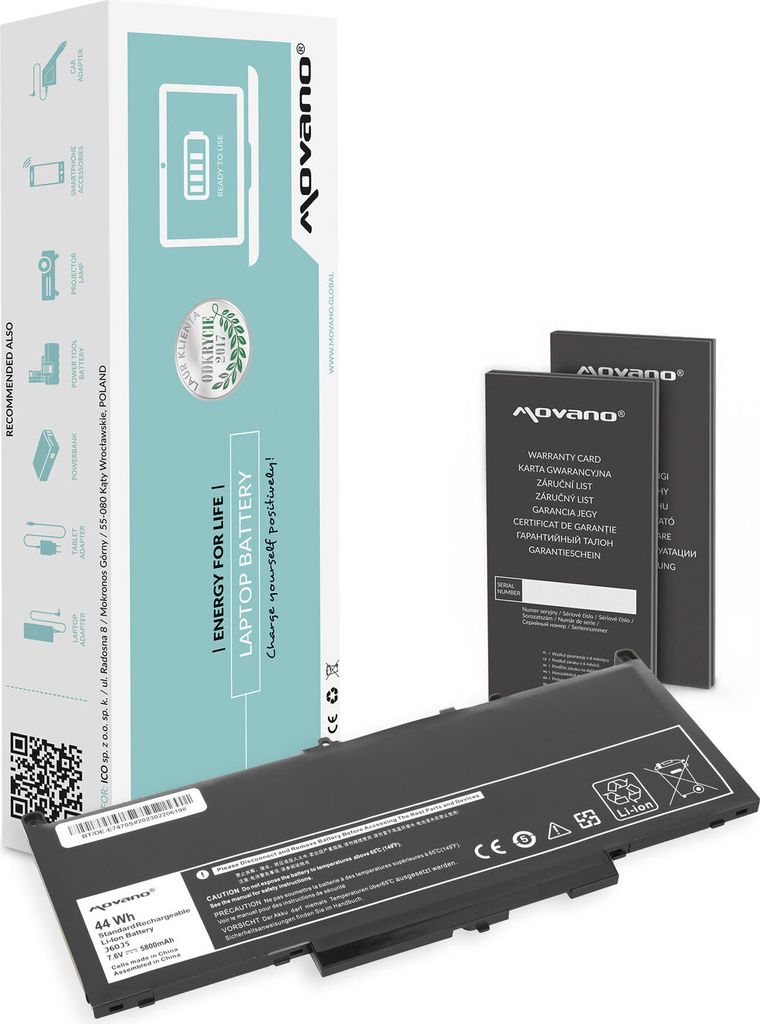 J60J5 GG4FM MC34Y Akku für Dell E7270 E7470 Produktbild 