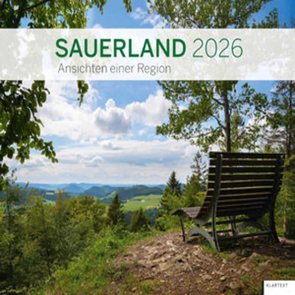 Calendrier Mural Sauerland 2026 - Décoration Nature pour Maison et Bureau