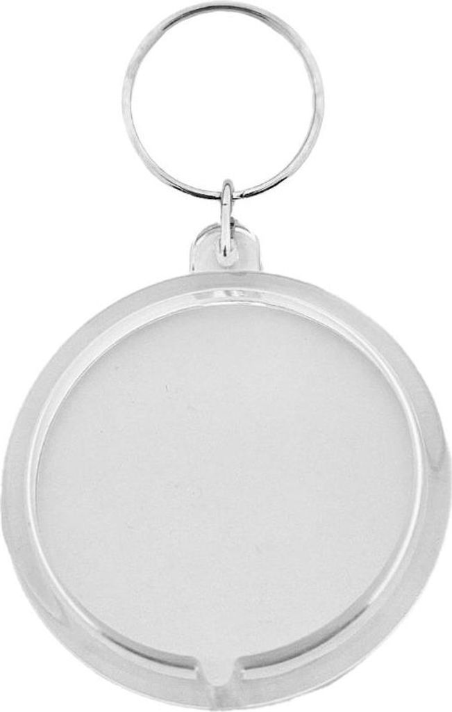 CombiCraft Foto Schlüsselanhänger Rund groß, 40x45mm - 10 Stück