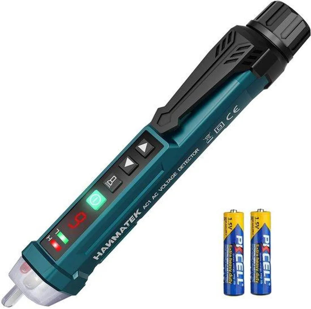 Détecteur de tension 12-1000V LCD idéal pour rénovation et dépannage