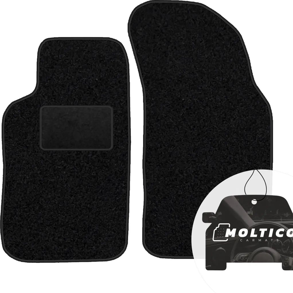 Tappetini Anteriori Velours Nero Ford Sierra (1982-1994) moto-MOLTICO