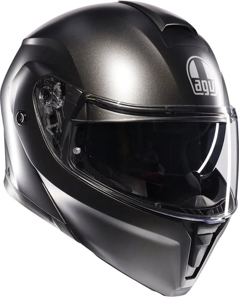 Casque Modulable AGV Streetmodular Mono Gris Mat - Sécurité Moto