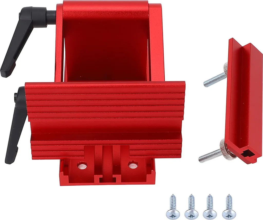 Poggiautensili Regolabile per Smerigliatrice 150/200mm - Metallo Rosso