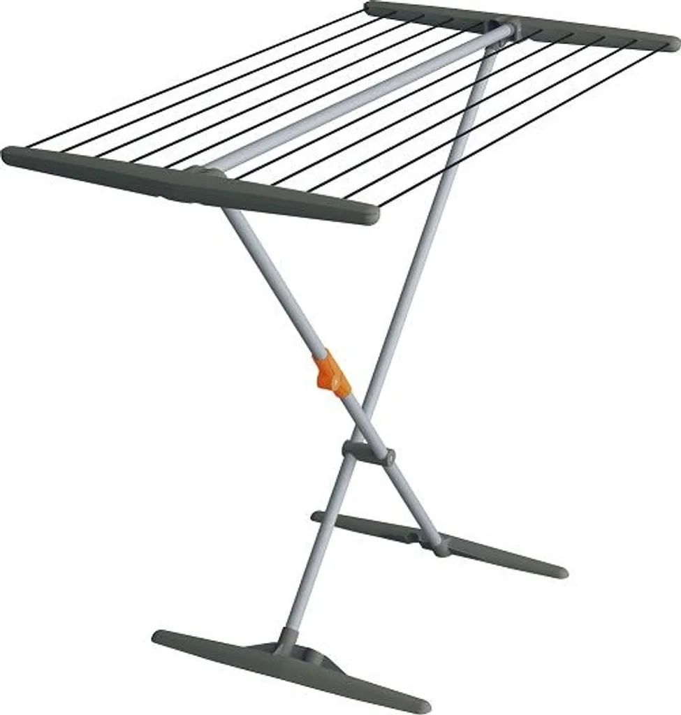 Séchoir Juwel Superdry Basic pour Petit Appartement Étendoir 11m Gris