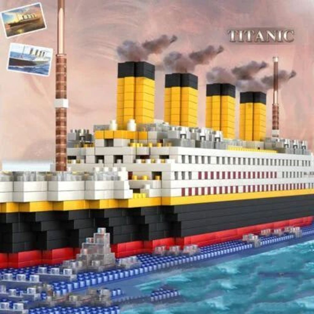 Bausatz für den Zusammenbau der Titanic, Bausteine Produktbild 7
