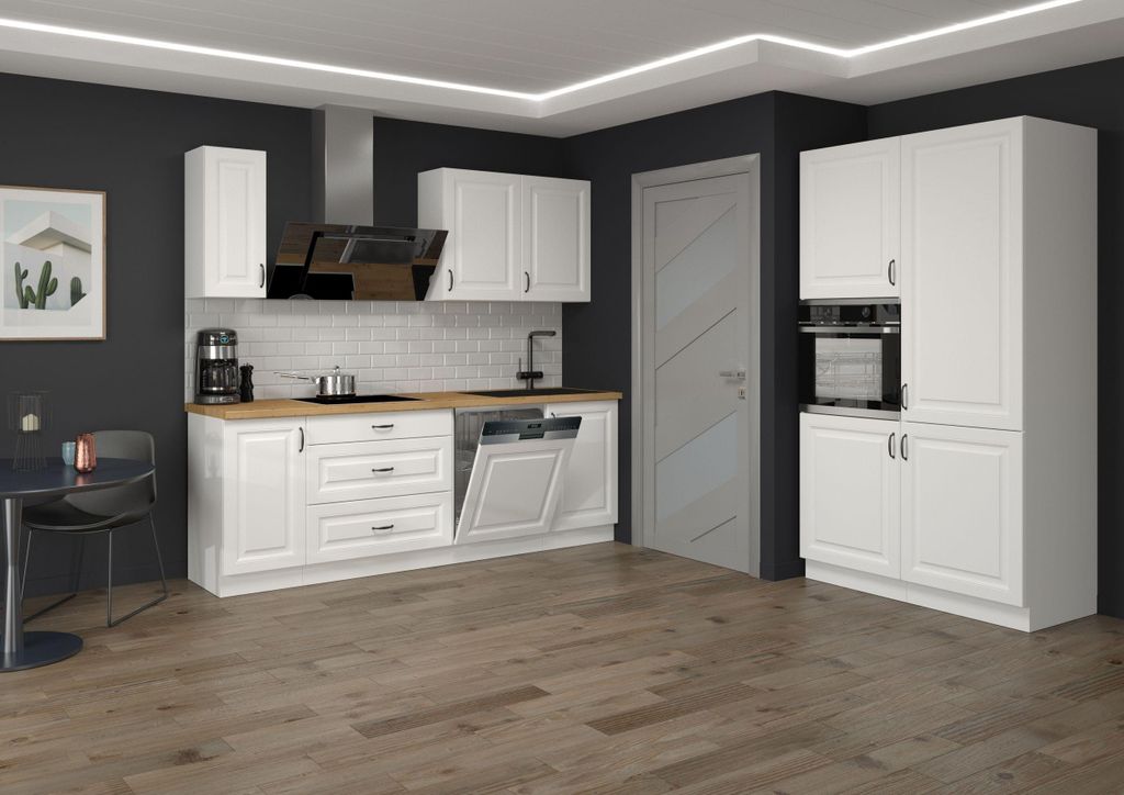 Cucina in stile rustico Stilo Bianca 230 + 120 cm, angolo Immagine del prodotto 