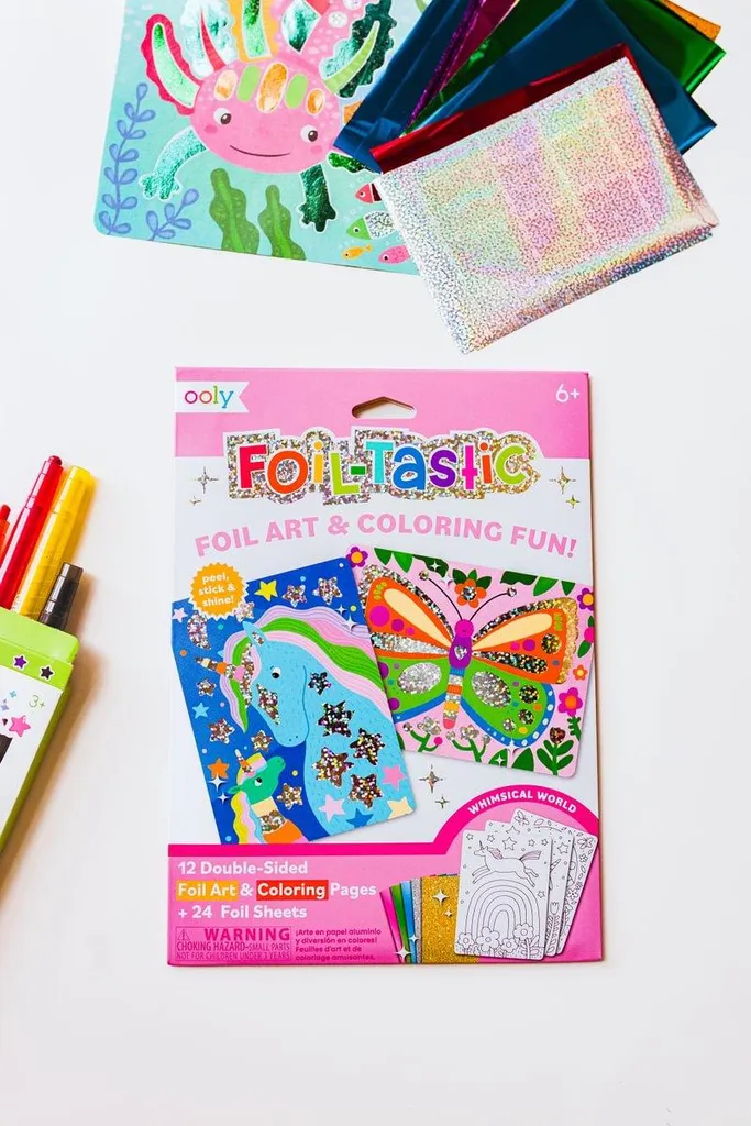Loisir Créatif Propre Foil Art Kit Ooly pour Créer Sans Taches ni Colle