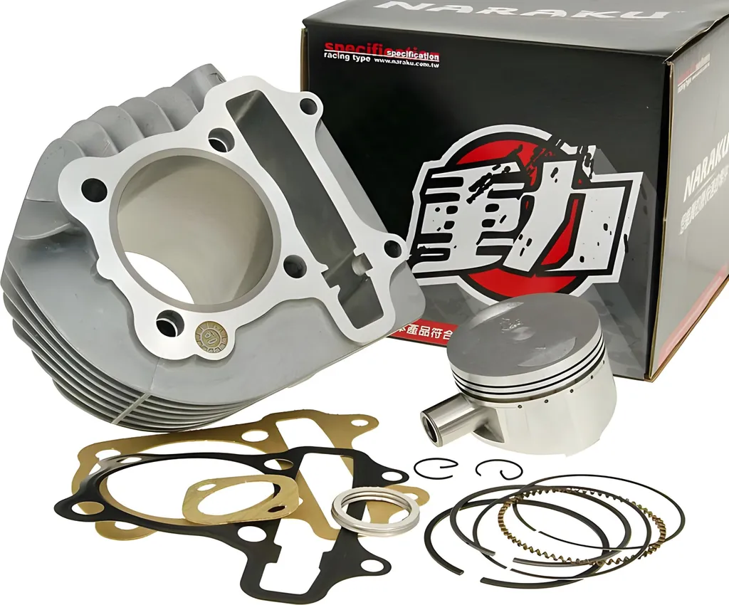 Kit Cylindre 150ccm 57,4mm Naraku pour GY6 - Kit Piston Segments