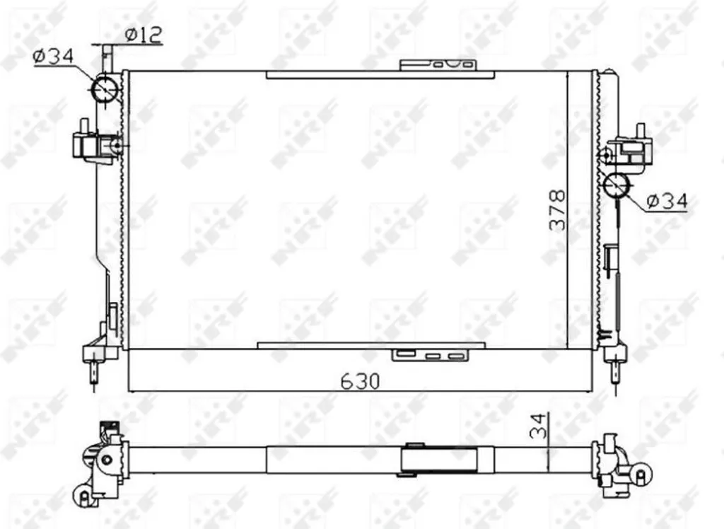 Radiateur pour Opel Corsa C et Combo Tour - Réparation Refroidissement