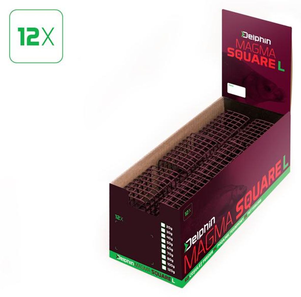 DELPHIN Magma SQUARE Medium 49x31x29mm Futterkorb Feeder Produktbild 