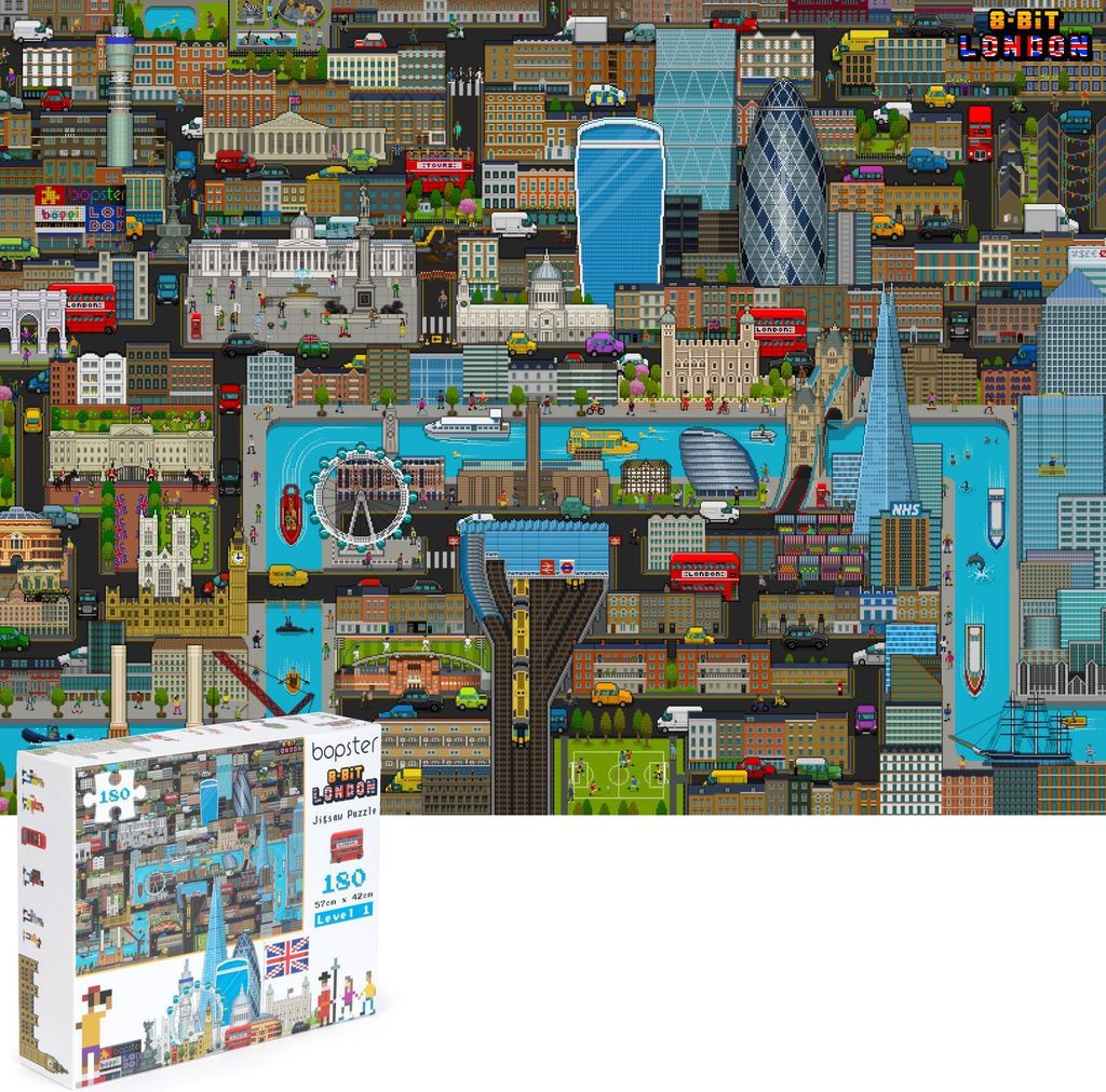 Bopster - City Map London Puzzle- 180 Stücke