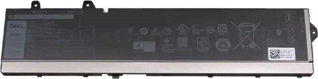 Akku für Dell X9FTM Li-Ion 11,55 Volt 6827 mAh silberfarben.