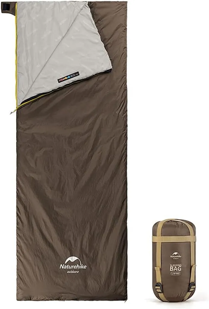 Sac de couchage ultra-compact Naturehike LW180 : gagnez de la place en rando