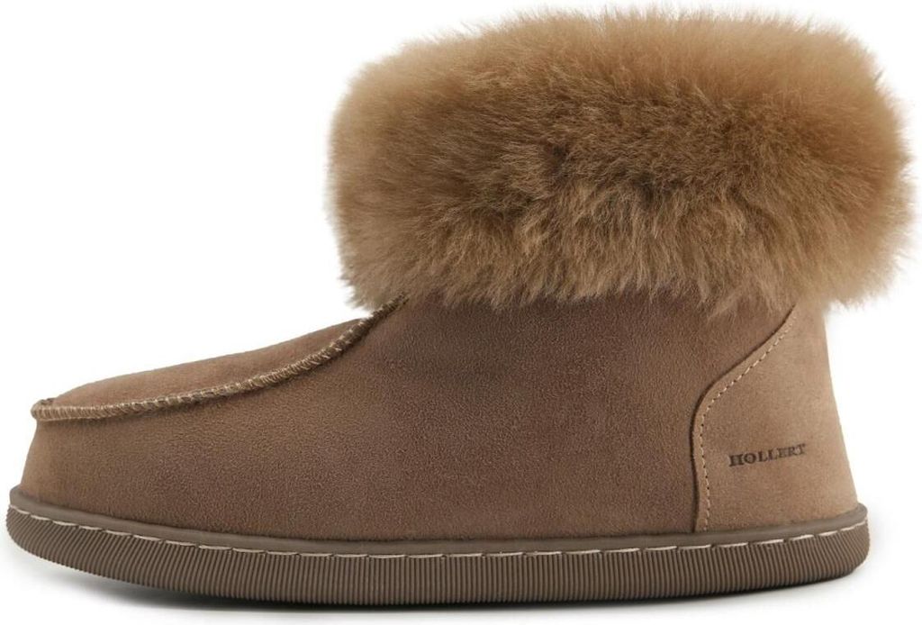 Lammfell Hausschuhe EWA - Schuhgröße: EUR 42 | Farbe: Braun