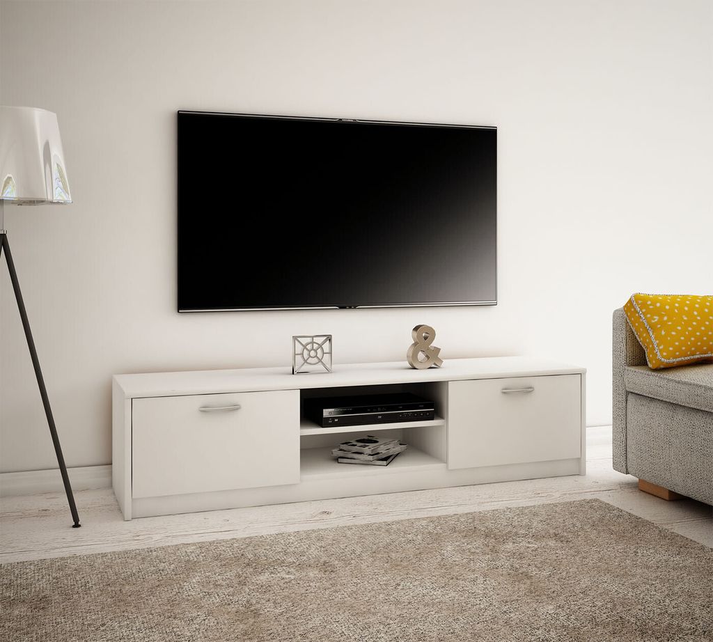 Meuble TV SILVIO 1 – blanc Image du produit 