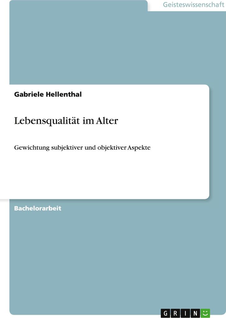 Lebensqualität im Alter