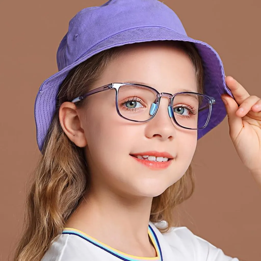 Occhiali da Vista Uomo Flessibili 983G Viola/Nero - Alta Qualità - 9