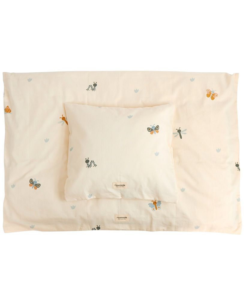 Mitbewohnerin Bettbedeckung Babywanzen 100 x 140 cm mit Kissen 60 x 40 cm