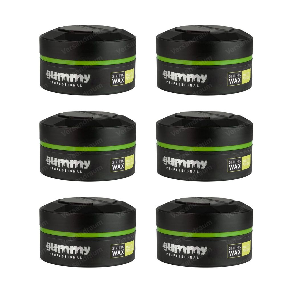 6x FONEX Gummy Styling Wax Matte Finish 150 ML Produktbild 