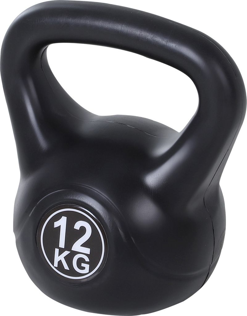 HOMCOM Kettlebell 12 kg hantel wypełniony piaskiem dla Zdjęcie produktu 