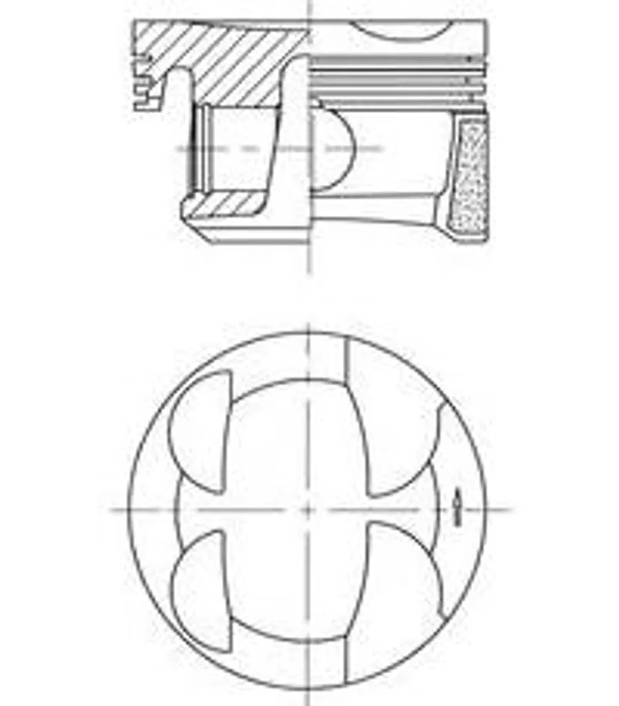 Réparation moteur : Piston KOLBENSCHMIDT 41705600 pour Peugeot et Mini