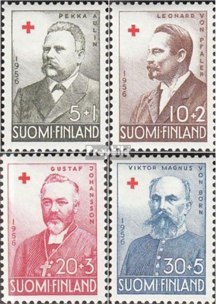 Briefmarken Finnland 1956 Mi 468-471 (kompl.Ausg.) postfrisch Rotes Kreuz