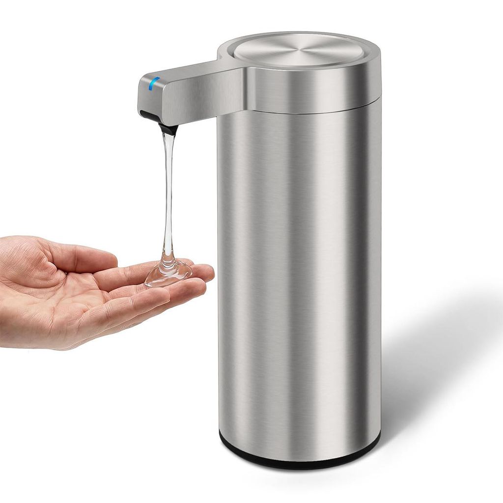 Automatischer Sensor Seifenspender Edelstahl 250ml, USB-C Produktbild 