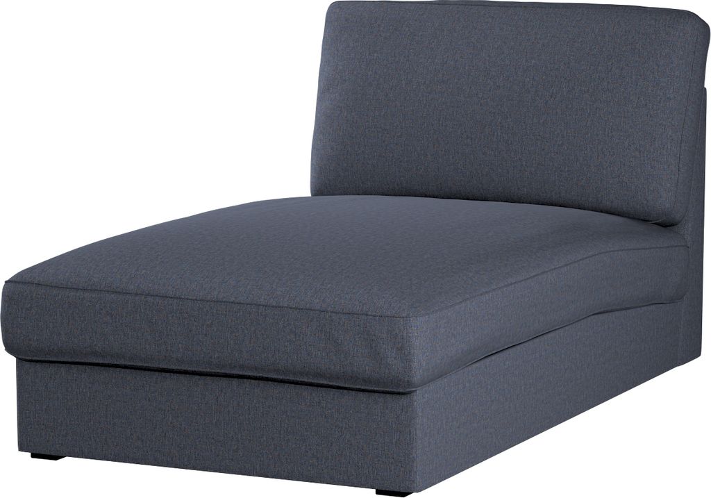 Dekoria Bezug für Kivik Recamiere Sofa, dunkelblau, Bezug für Kivik Recamiere