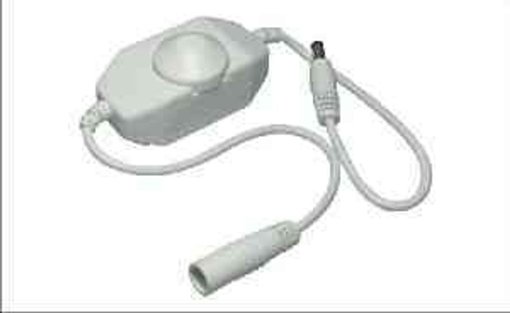 4713 LED Dimmer 12 Volt 2 Ampere Kupplung + Stecker weiß