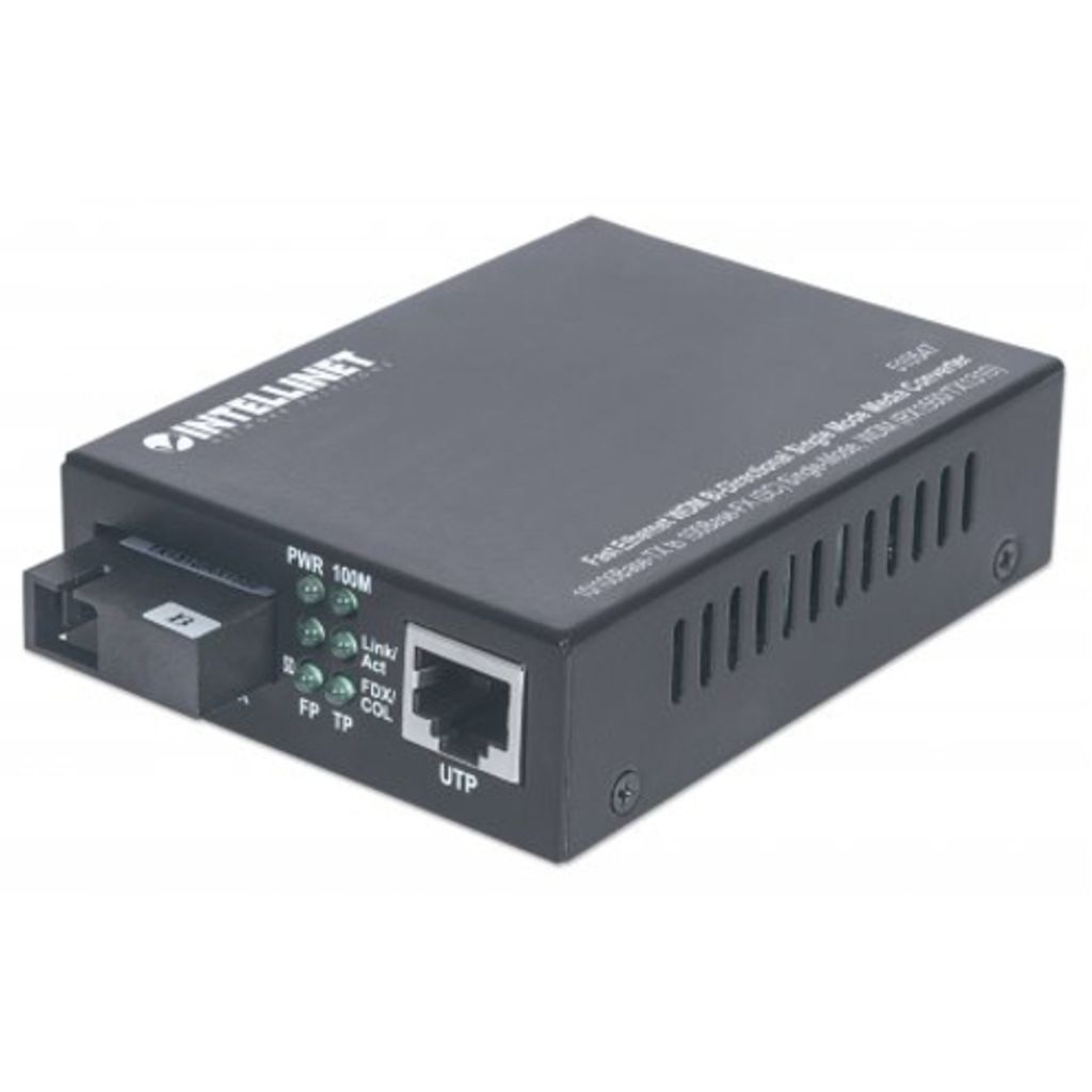 INTELLINET Medienkonverter Fast Ethernet Singlemode RX 1550