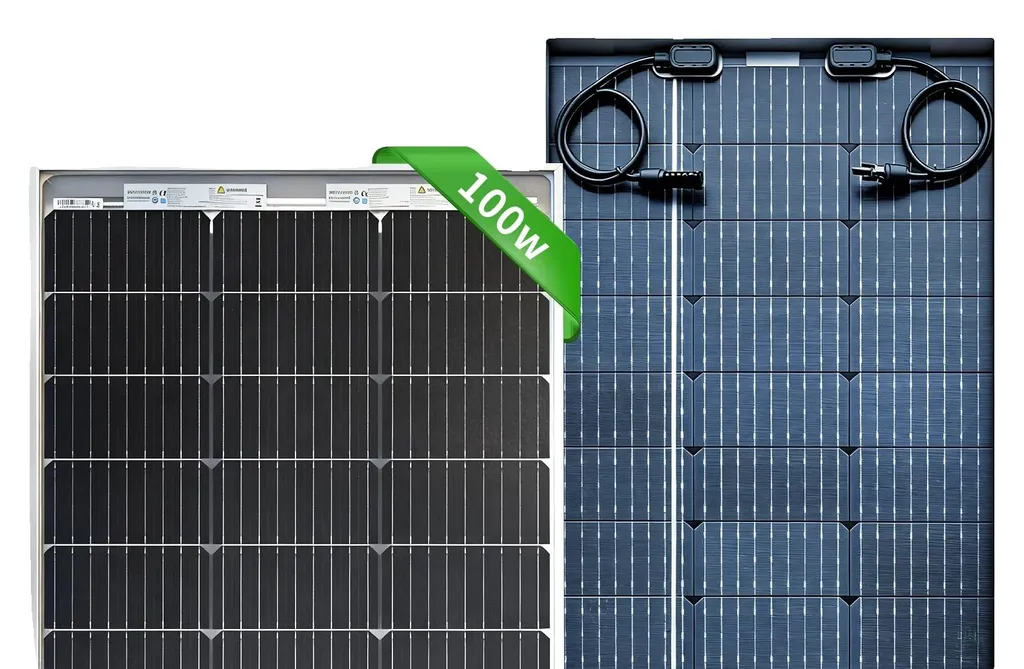 Panneau Photovoltaïque 100W Rigide pour Installation Autonome 12V
