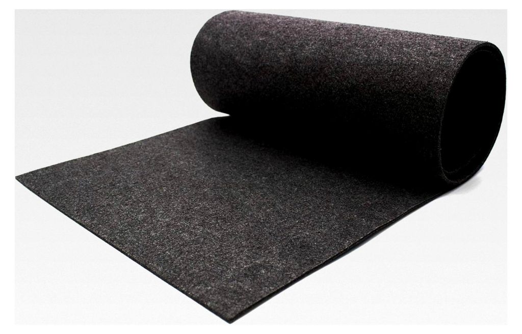 Tischläufer aus Filz 40x150cm in Anthrazit, abwaschbar, Tischband, moderne Tischdecke für jeden Anlass. Schutz für jede Tischoberfläche