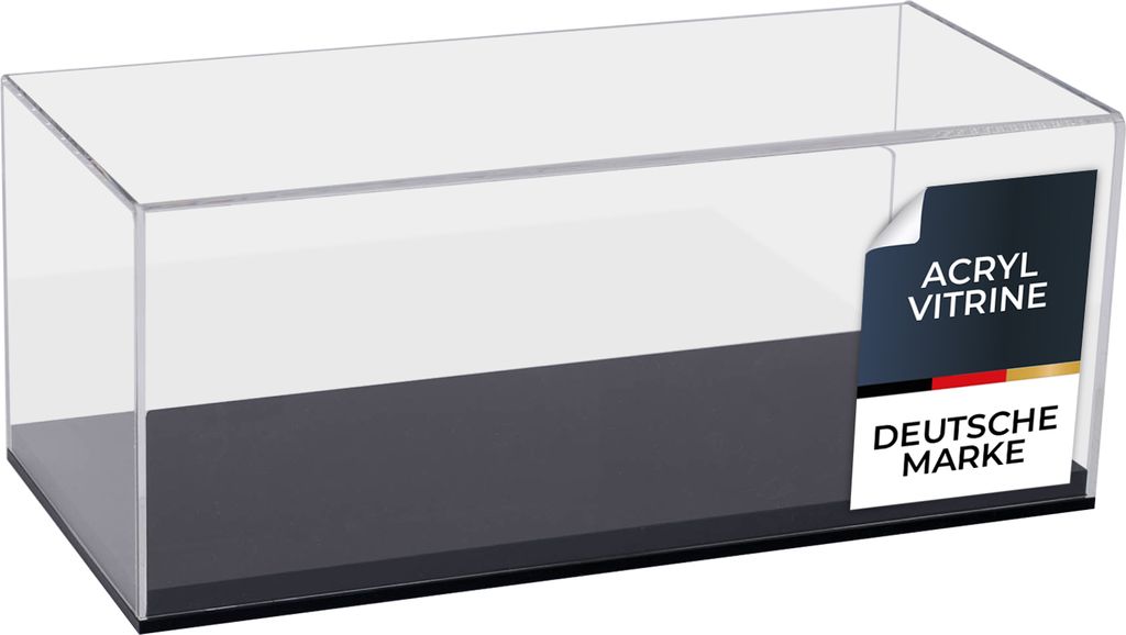 HMF 46804 Acryl Vitrine für Modellautos, Figuren, 34 x 16 x Produktbild 