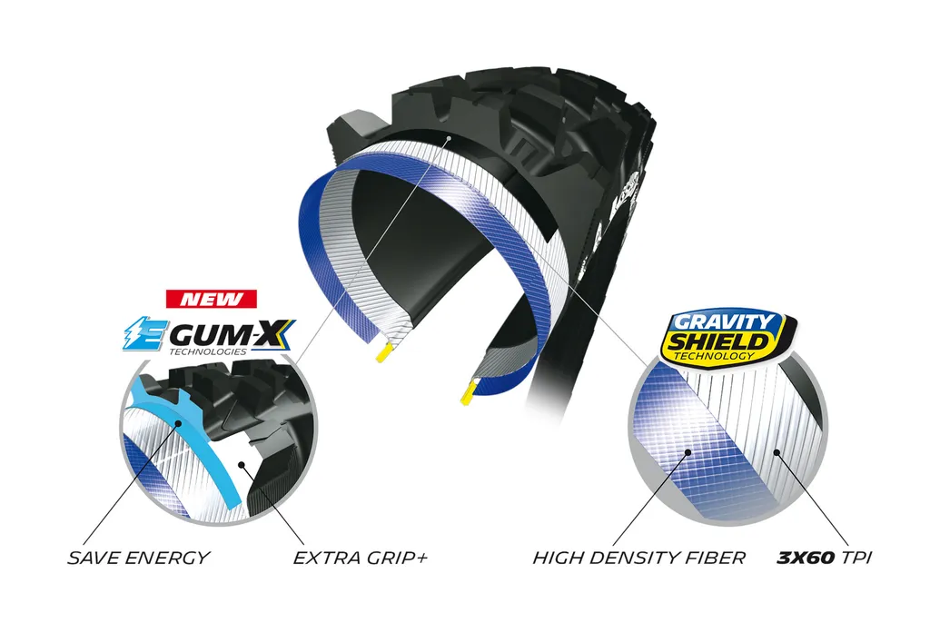 Michelin E-Wild 27.5x2.80 Front, Pneu VAE Renforcé pour Terrain Technique - 4