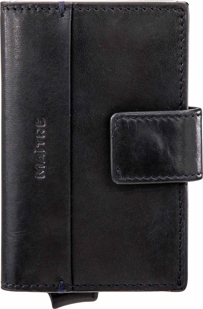 Regalo Uomo: Porta Carte Maître Birkenfeld C-Two E-Cage Blu Scuro