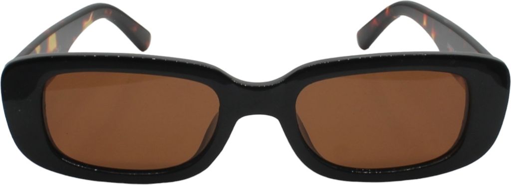 Moderne Damen Sonnenbrille Rechteckig Oval Schmal Polarisiert Braun Schildpatt Muster Luxxada