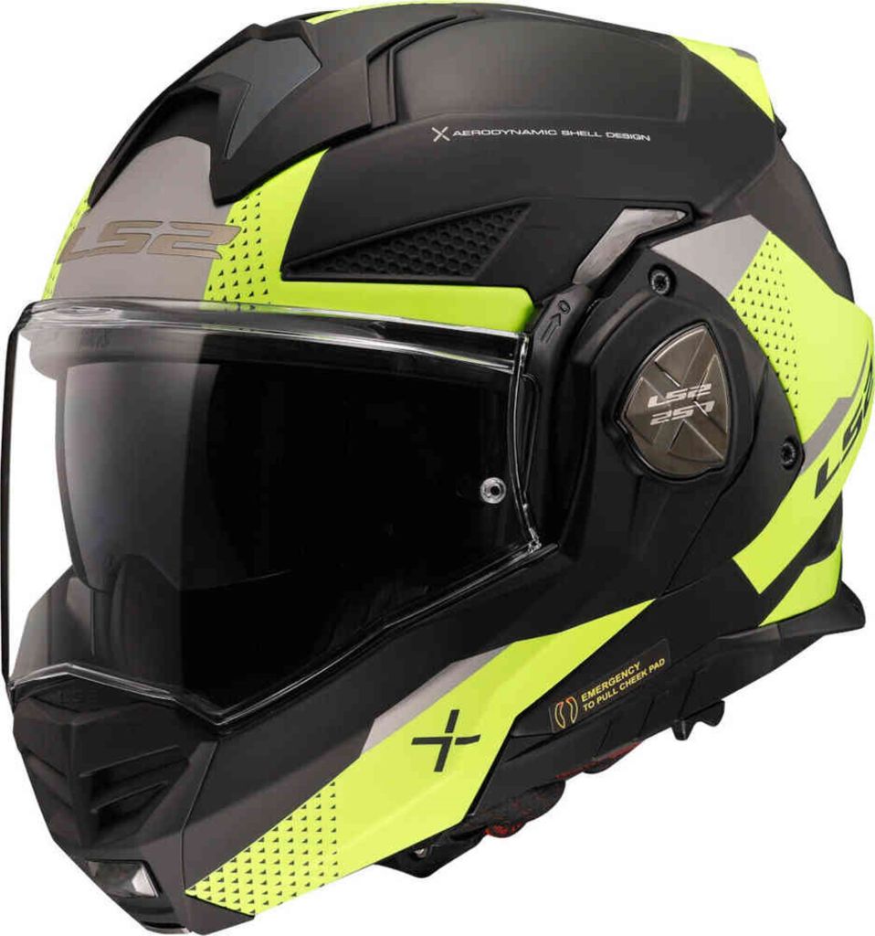LS2 FF901 Advant x Oblivion matt schwarz neongelb M