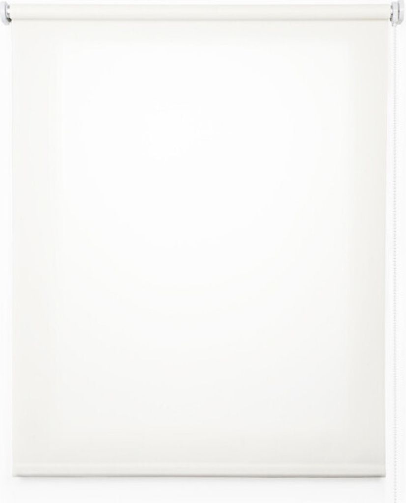 STORESDECO Lichtdurchlässig Rollo, Glatt, Rollo für Fenster und Türen | Weiß, 100 cm x 180 cm