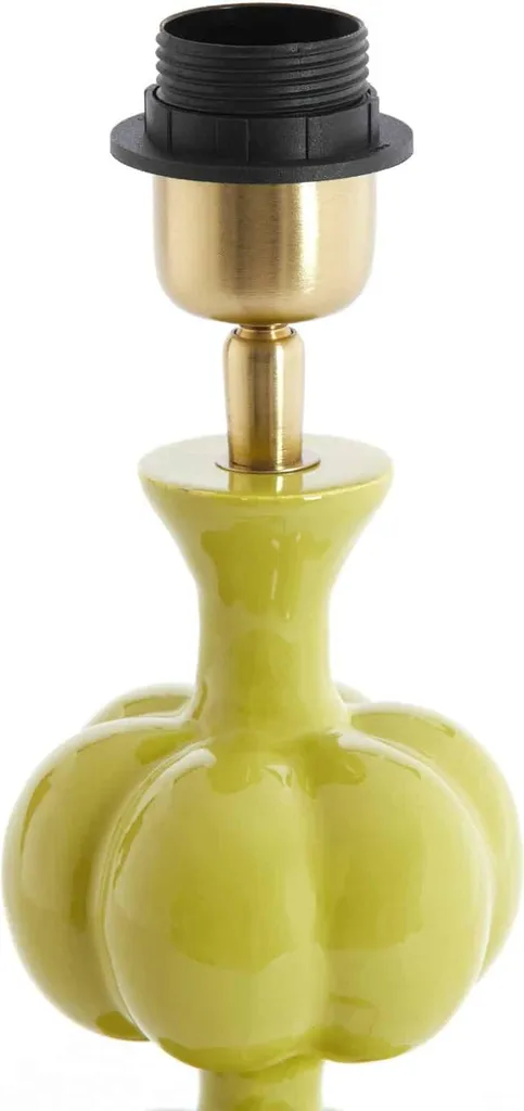 Lampe E27 Caldas jaune métal, luminaire industriel Light & Living - 2