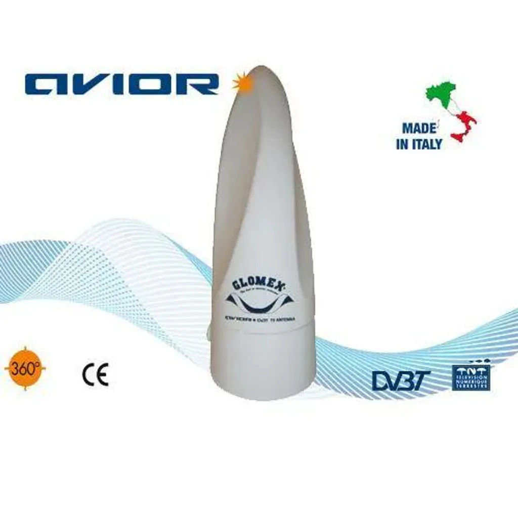 Antenne TV Glomex Avior 1 pièce : récepteur multidirectionnel compact