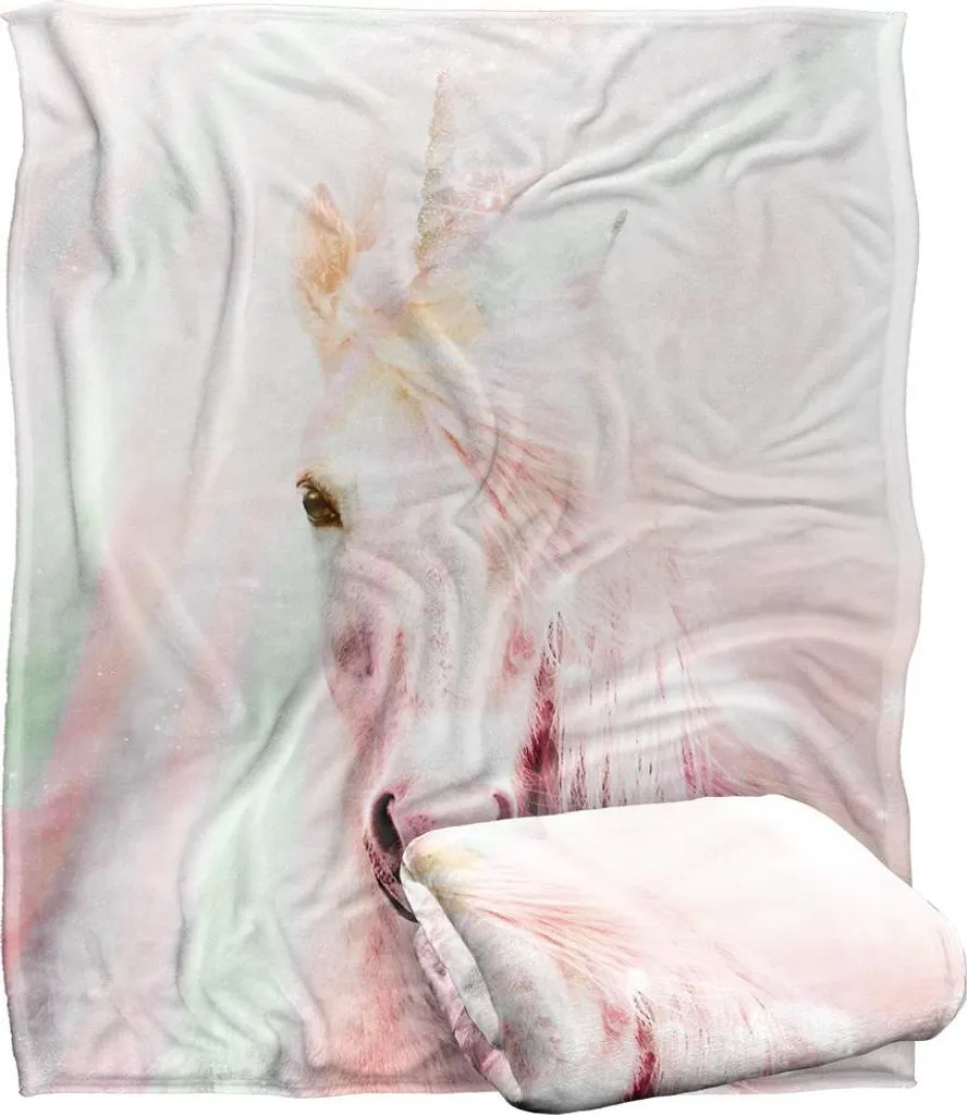 Plaid Licorne TV24610 - Couverture Soirée Cocooning et TV
