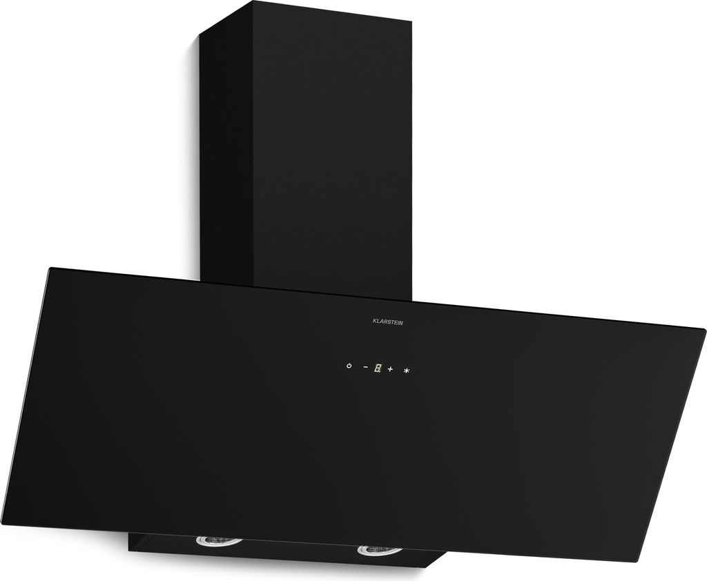 Klarstein Laurel šikmý digestor 90 cm – šikmý sklenený Obrázok produktu 