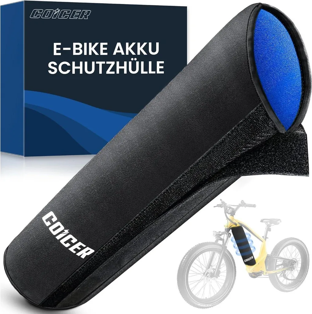 Protection de Batterie pour VAE en Néoprène Ajustable 28-45cm Coicer