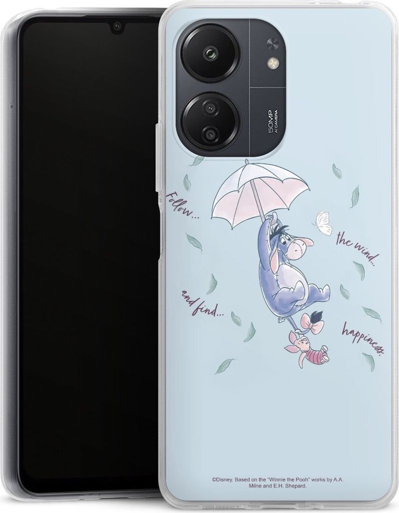 DeinDesign Handyhülle für Xiaomi Redmi 13C 5G Silikon Hülle Case Smartphone Schutzhülle Disney Offizielles Lizenzprodukt Winnie Puuh I-Aah