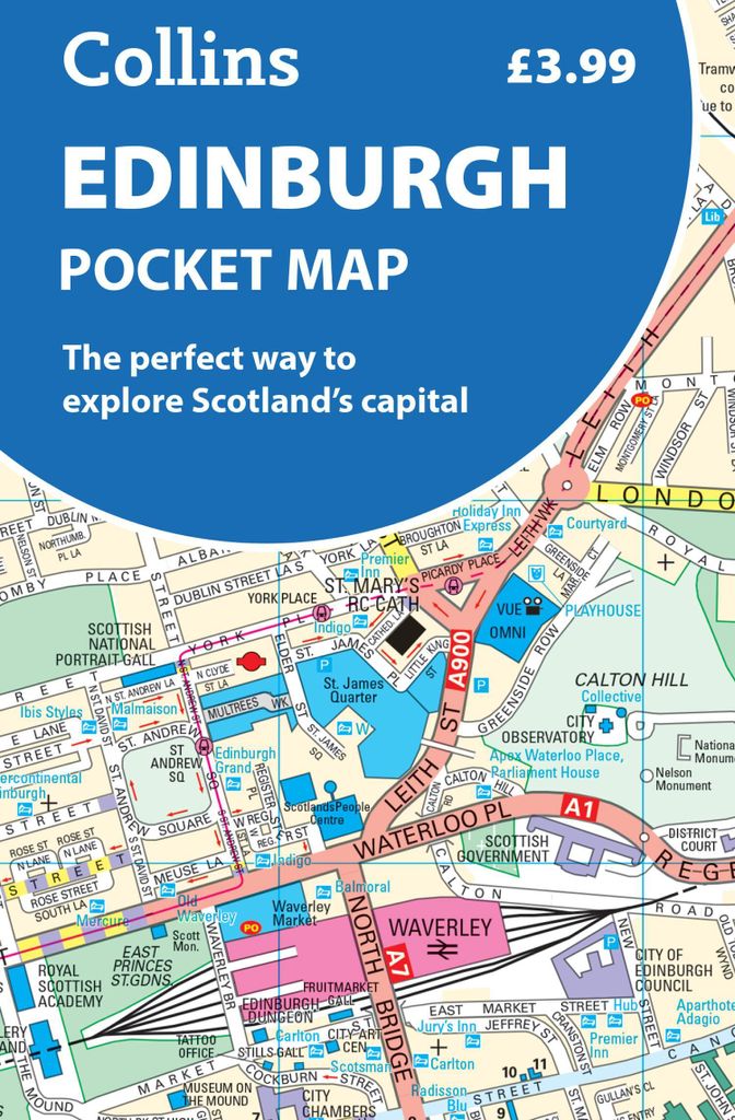 Edinburgh Pocket Map Produktbild 