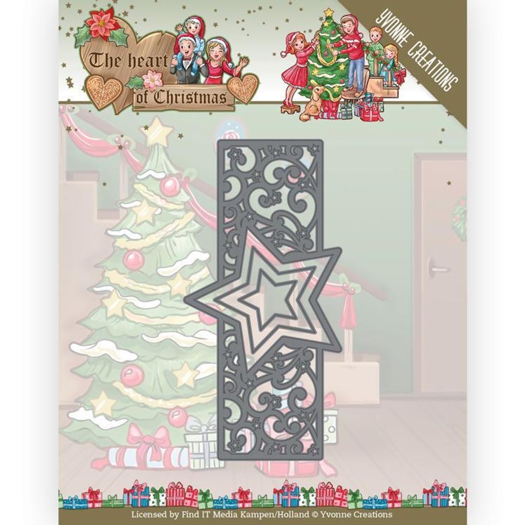 Stanzschablone - Yvonne Creations - The Heart of Christmas Produktbild 
