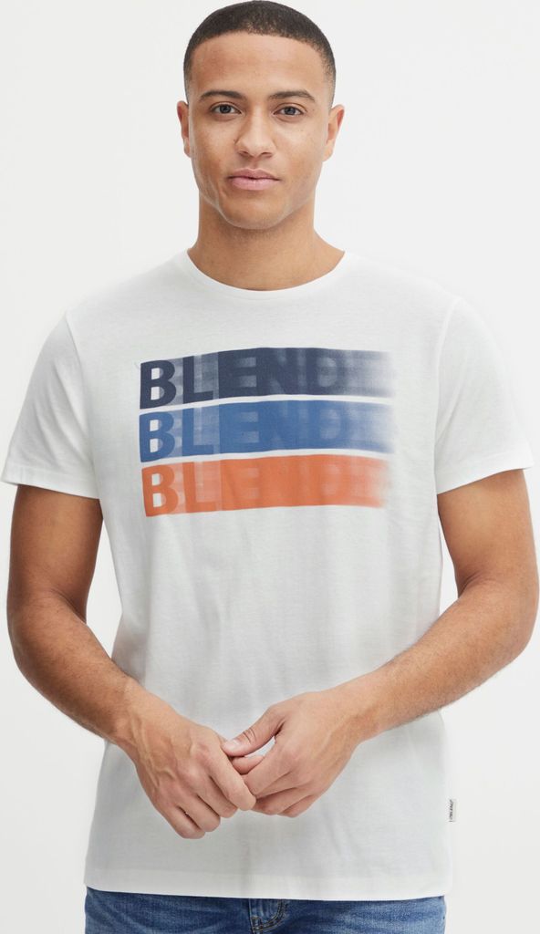 Blend 20715045 Tee Herren T-Shirt Kurzarm Shirt mit Print Produktbild 