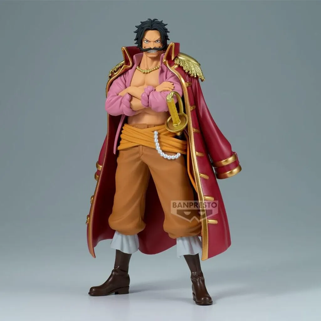 Figurine One Piece Gold D. Roger idéale pour Décoration de Bureau ou Vitrine