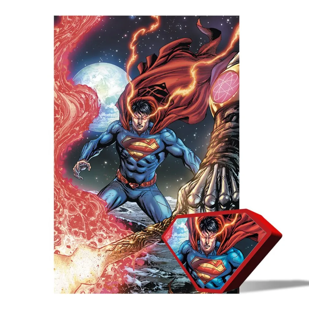 Puzzle Superman 3D lenticulaire - Idée cadeau pour fan de comics DC